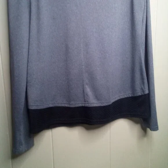 NYL Sport Shirt L Long Sleeve Active Athletic Gray Black - Picture 11 of 11